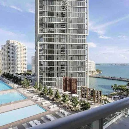 41St Floor Icon Brickell Corner 2 Bed/2Bath With Bay And Cityview • 5 Star Spa